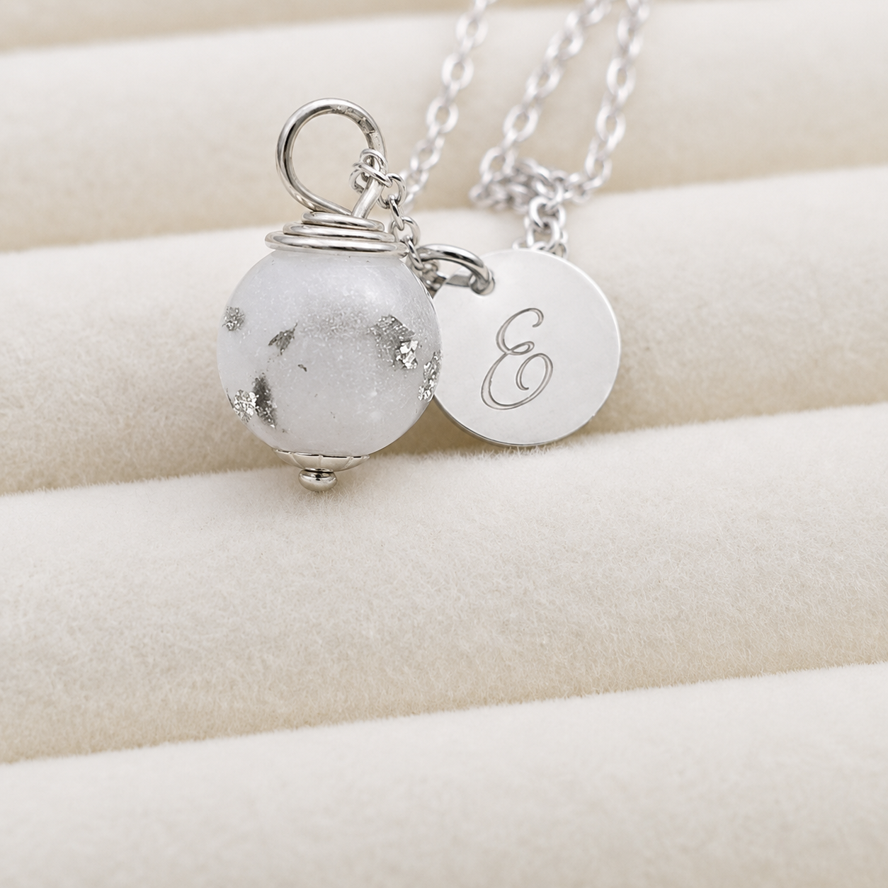 Vermeil Sterling Silver orb necklace