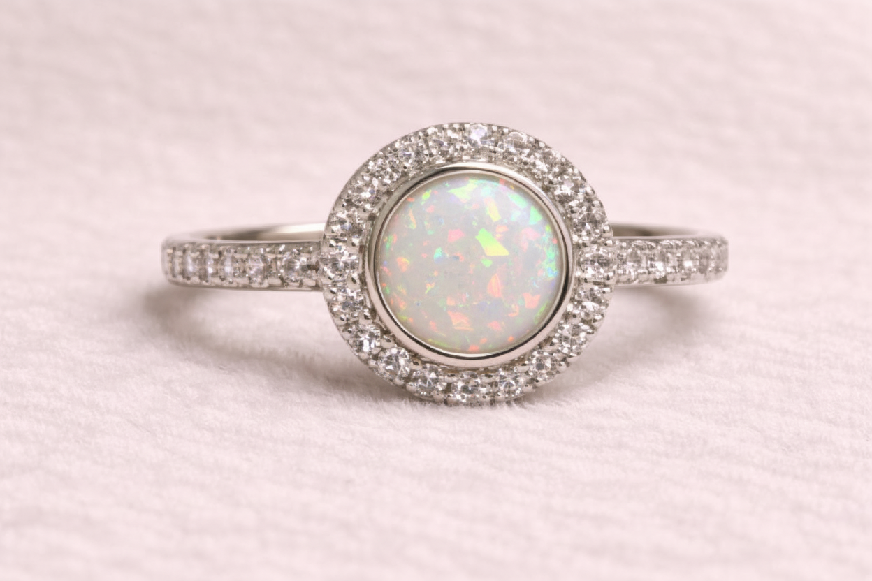 Halo Diamanté Ring