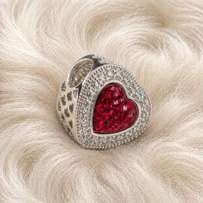 Diamond Heart Charm
