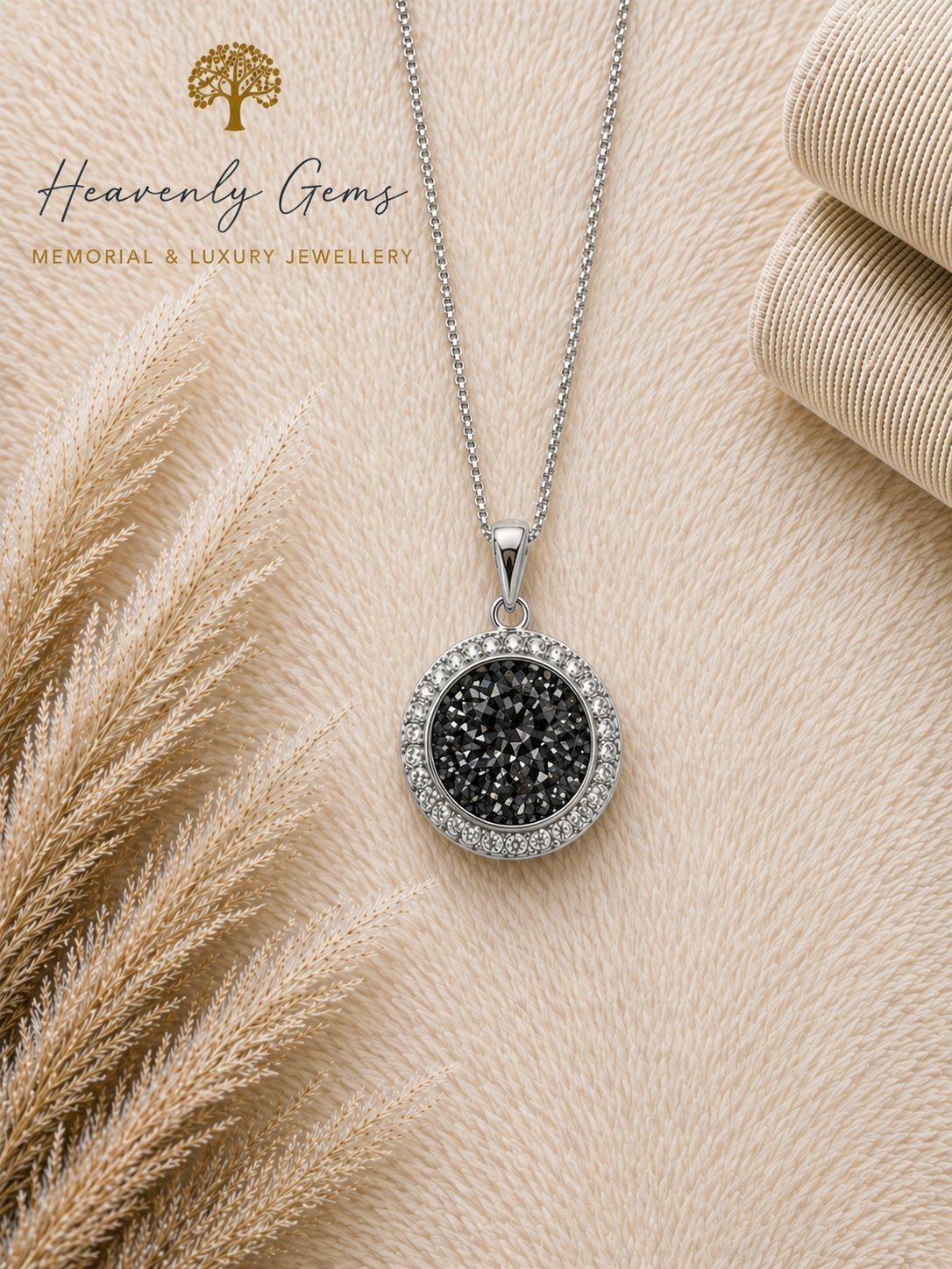 Cubic Zirconia Diamond Round Necklace