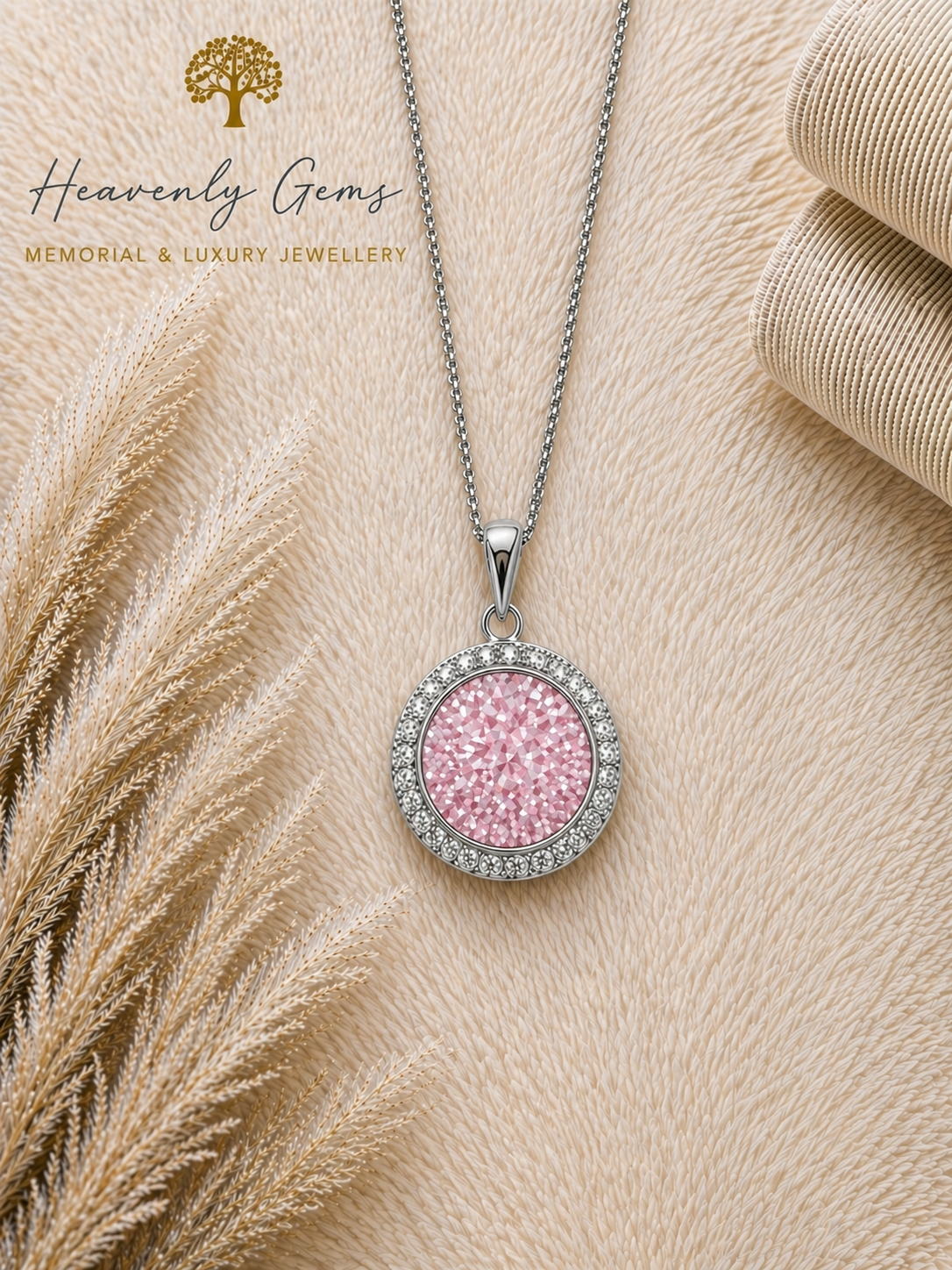 Cubic Zirconia Diamond Round Necklace