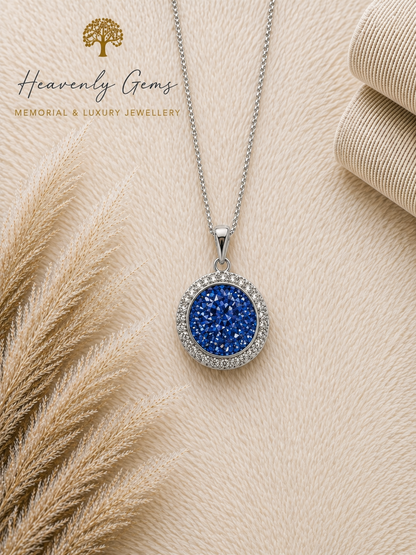 Cubic Zirconia Diamond Round Necklace