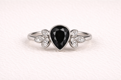 Pear Shape Memorial Ashes Ring