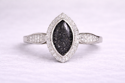 Anne Crystal Marquise Ring