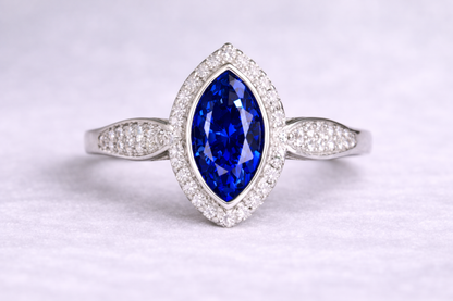 Anne Crystal Marquise Ring