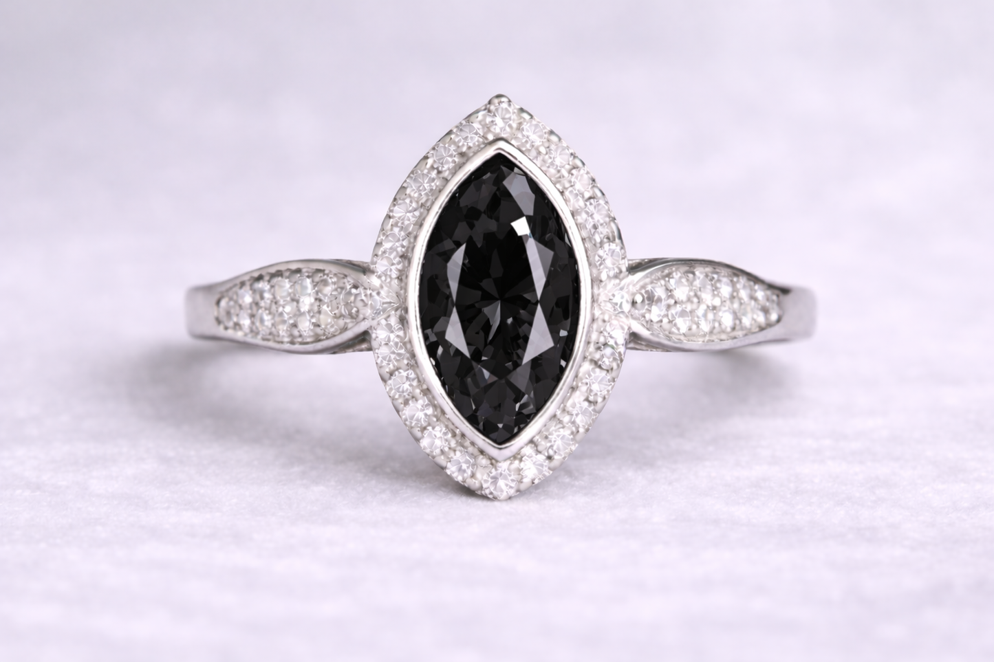 Anne Crystal Marquise Ring