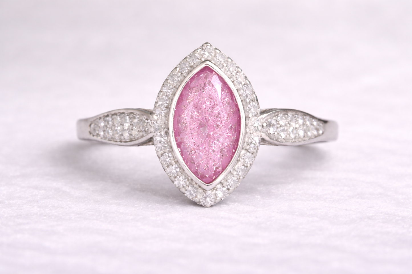 Anne Crystal Marquise Ring
