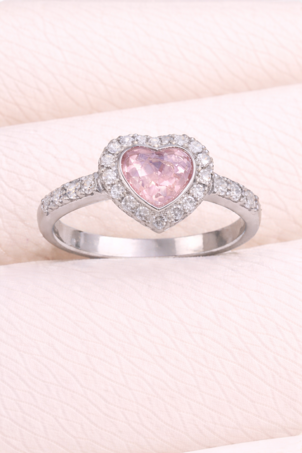 Louise Heart Diamanté Ring