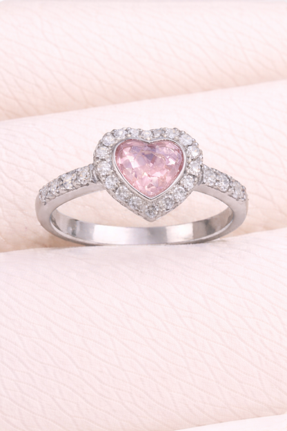 Louise Heart Diamanté Ring