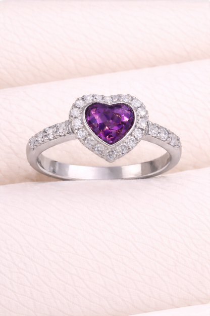 Louise Heart Diamanté Ring