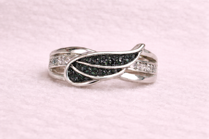 Angel wing ring