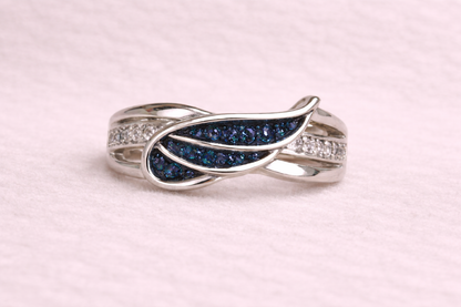 Angel wing ring