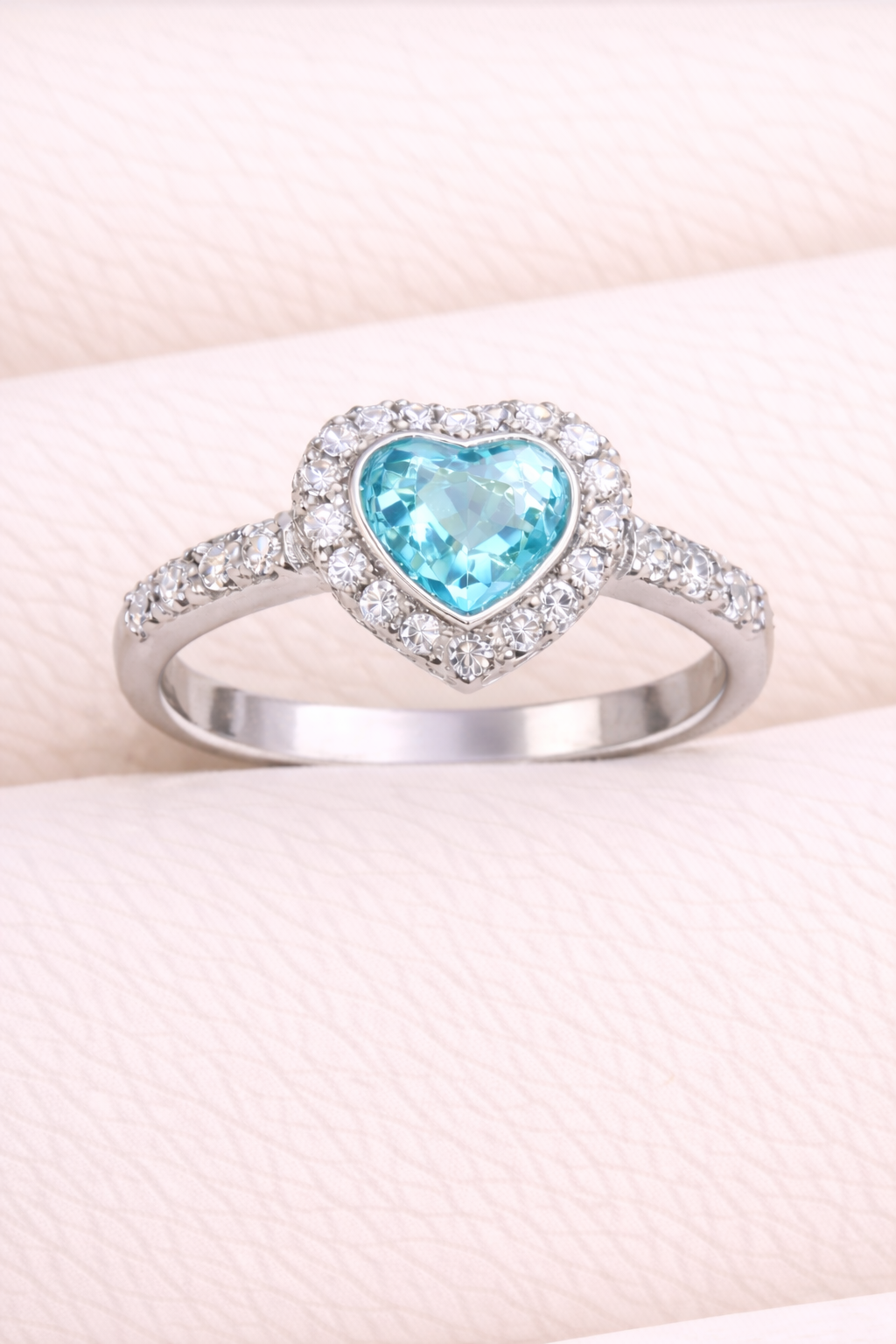 Louise Heart Diamanté Ring