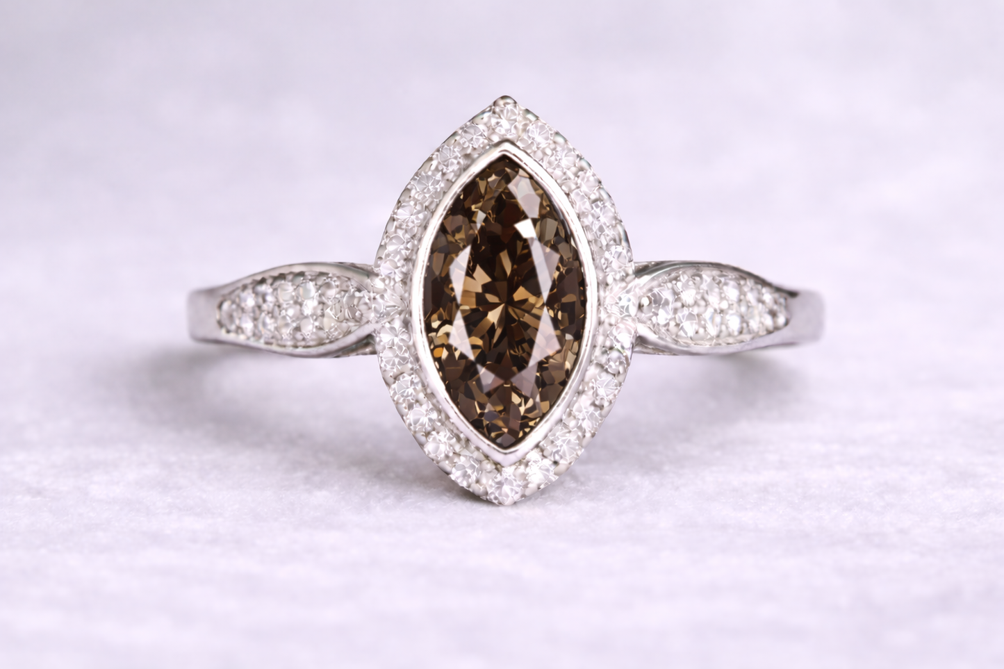 Anne Crystal Marquise Ring