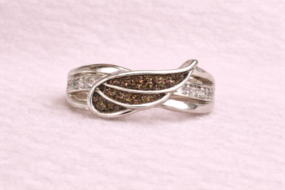 Angel wing ring