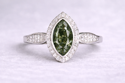 Anne Crystal Marquise Ring