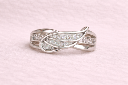 Angel wing ring