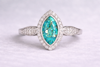 Anne Crystal Marquise Ring