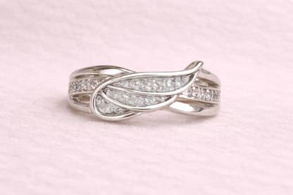 Angel wing ring