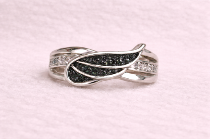 Angel wing ring