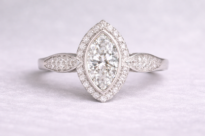 Anne Crystal Marquise Ring