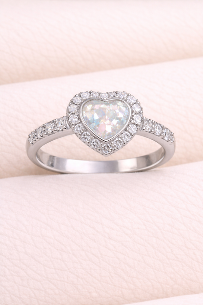 Louise Heart Diamanté Ring