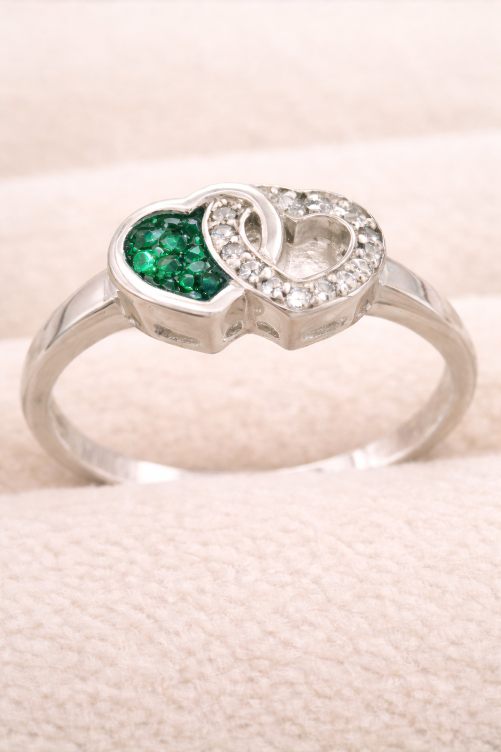 Entwined Heart Ring