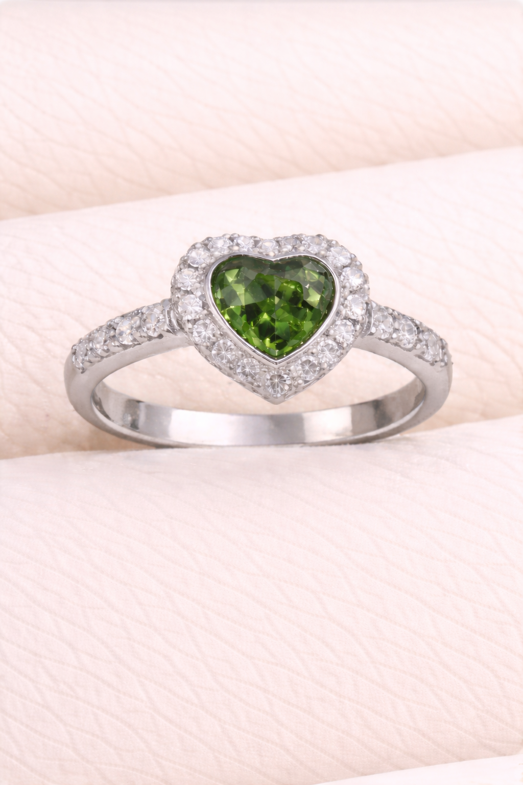 Louise Heart Diamanté Ring