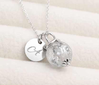 Vermeil Sterling Silver orb necklace