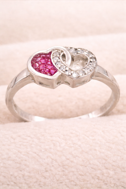 Entwined Heart Ring