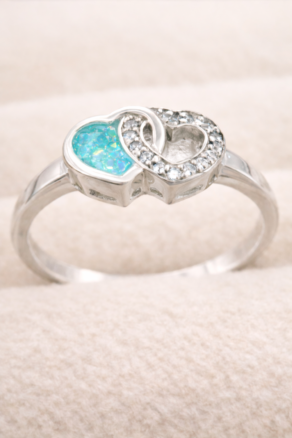 Entwined Heart Ring