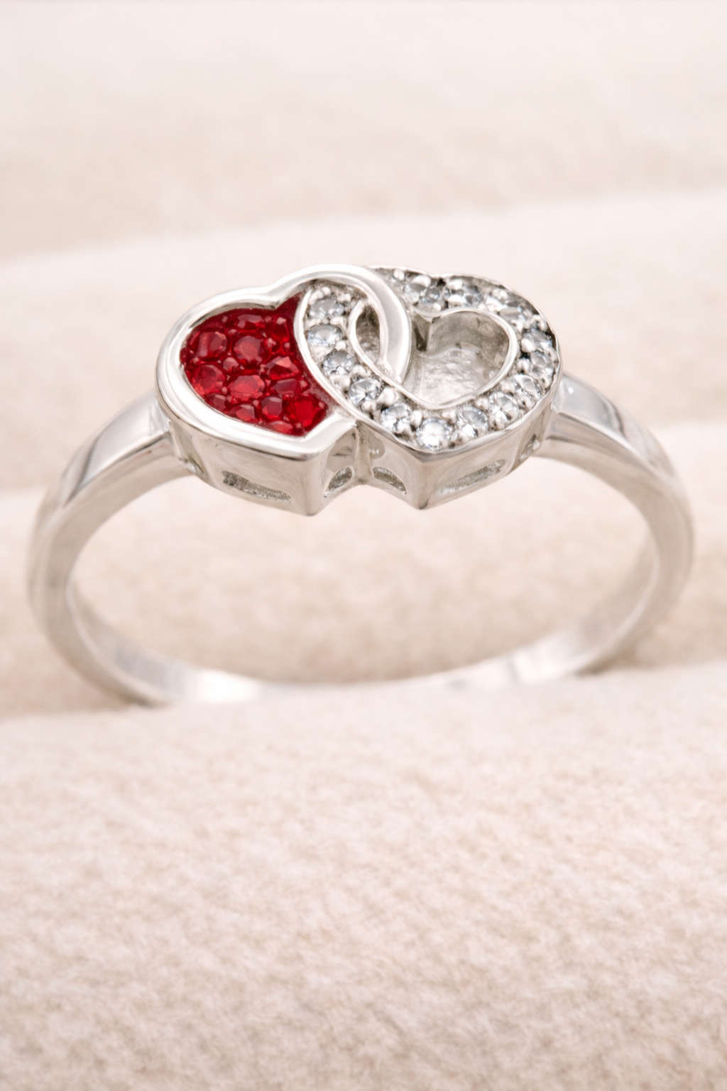 Entwined Heart Ring