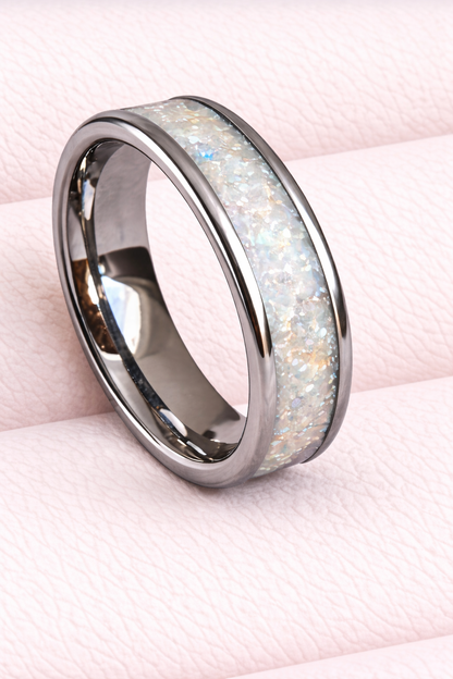 6mm Tungsten Carbide Tunnel Ring
