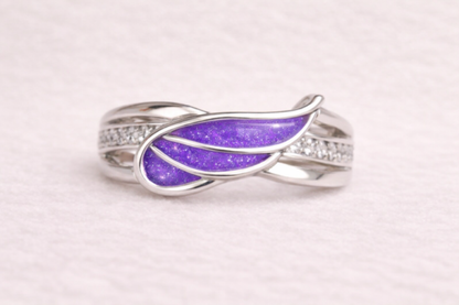 Angel wing ring