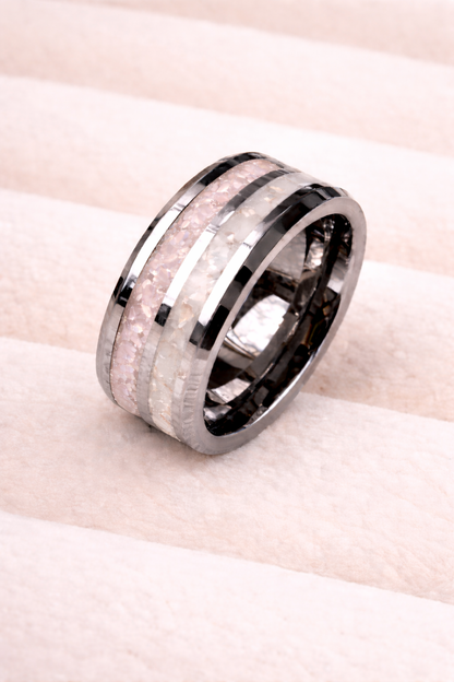 Tungsten Carbide Double Channel Ring