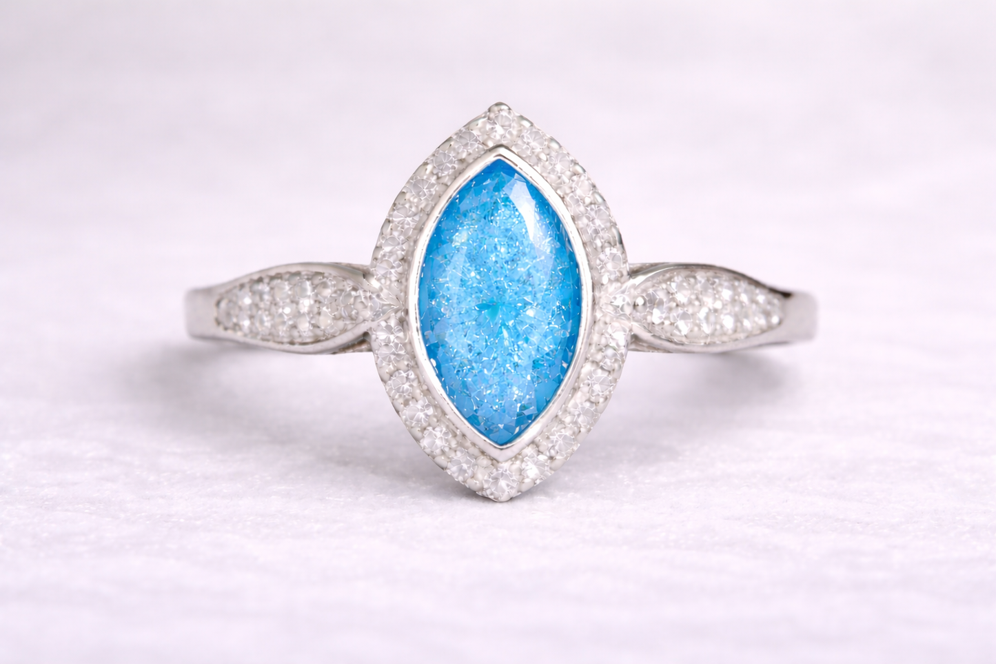 Anne Crystal Marquise Ring