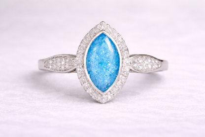 Anne Crystal Marquise Ring