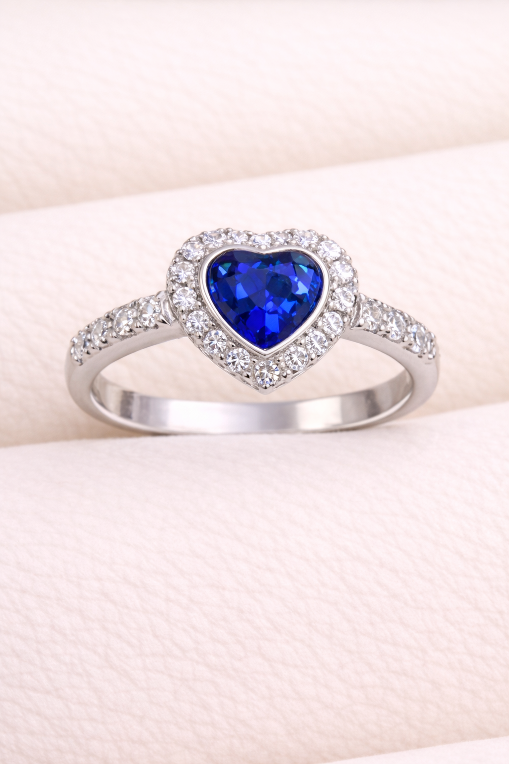 Louise Heart Diamanté Ring