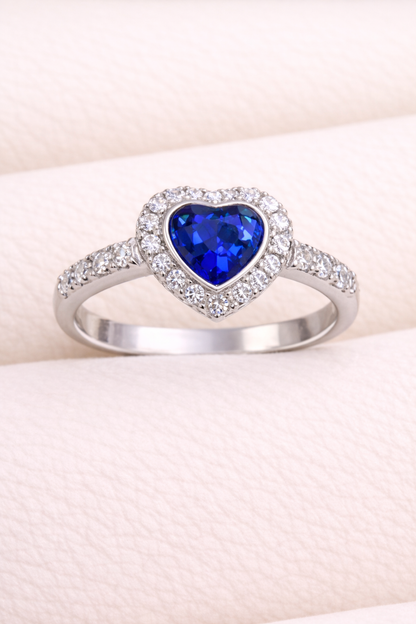 Louise Heart Diamanté Ring