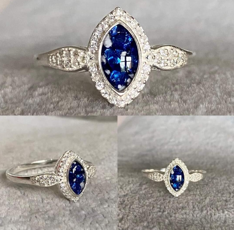 Anne Crystal Marquise Ring