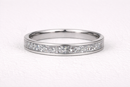 3.2mm Sterling Silver Tunnel Ring