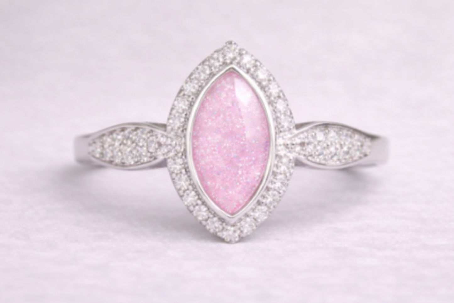 Anne Crystal Marquise Ring