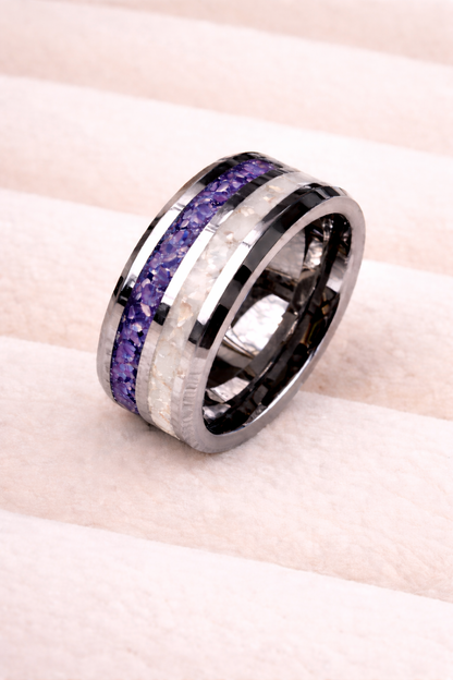 Tungsten Carbide Double Channel Ring