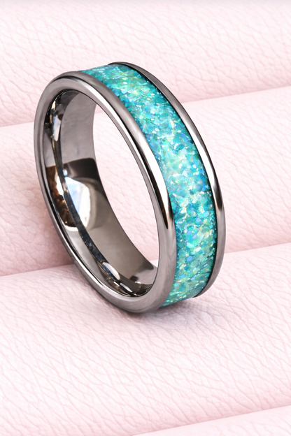 6mm Tungsten Carbide Tunnel Ring