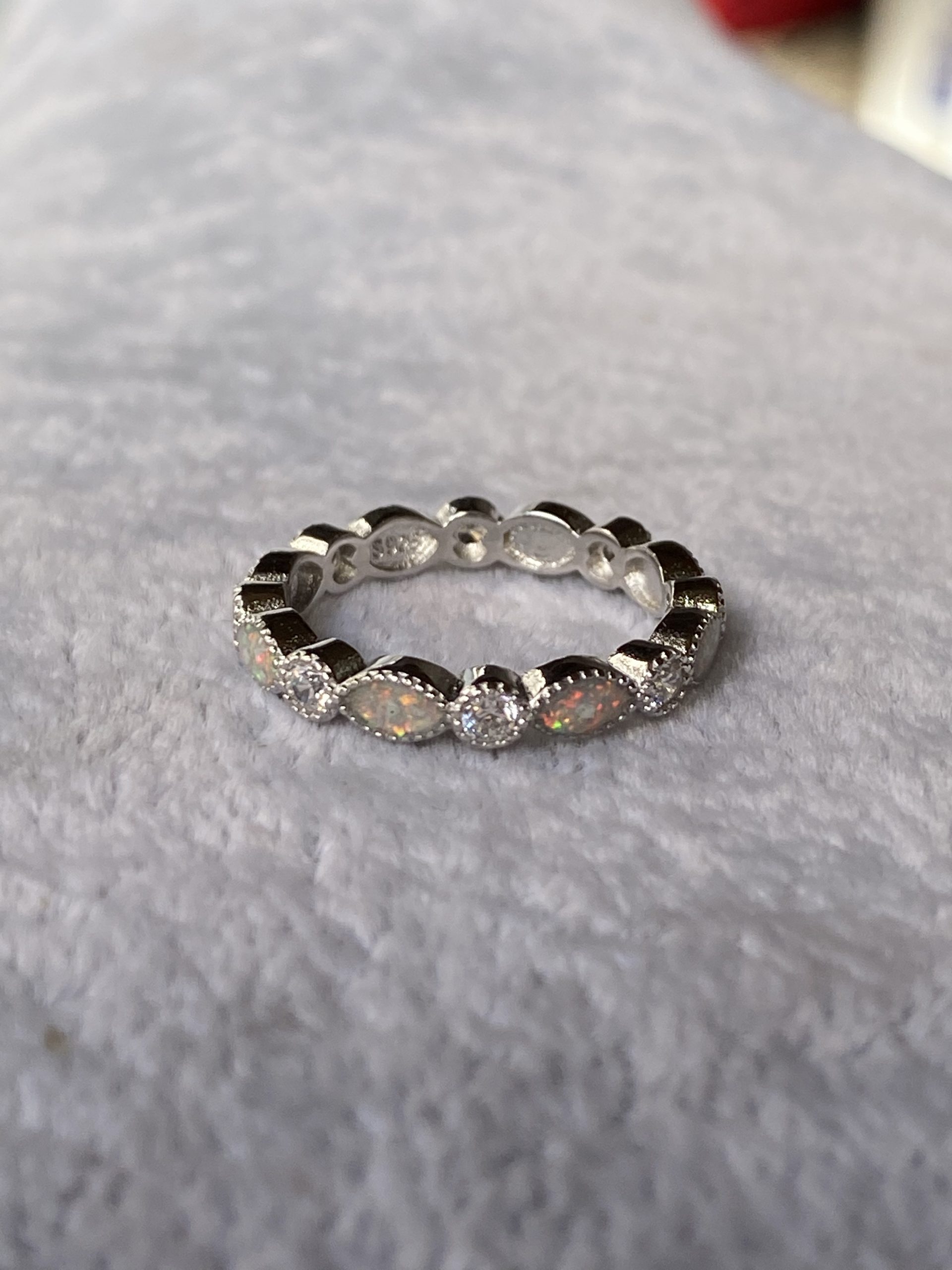 The Alysa Full Band Eternity Ring - Heavenly Gems