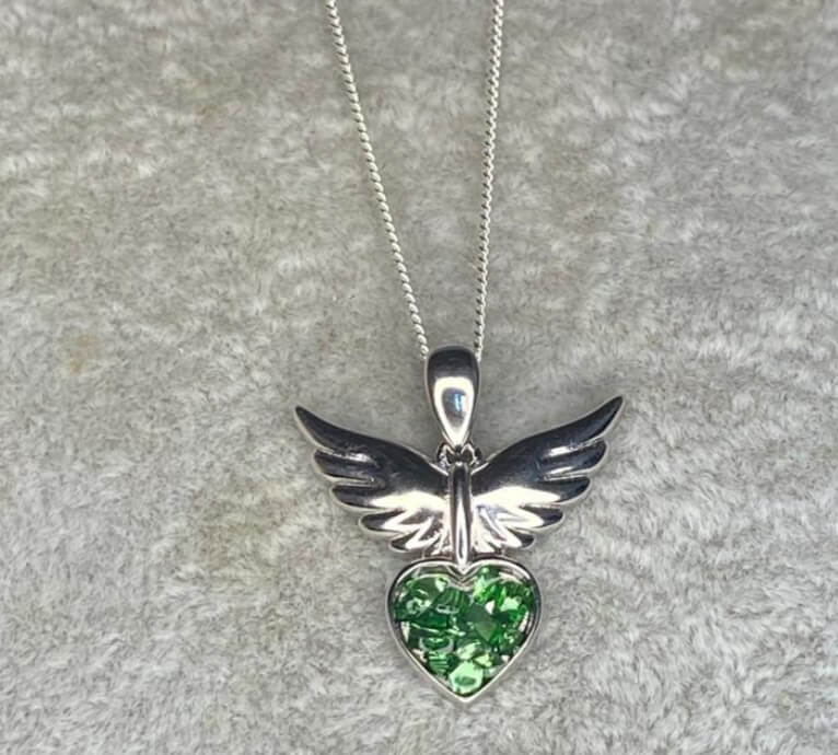 21st Birthday Angel Wing Necklace 925 Sterling Silver Message Jeweller –  CharmedJewellery.co.uk